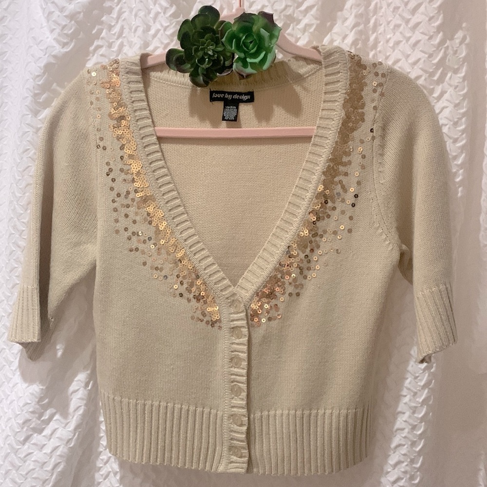 A Girl’s Gotta Have Sparkle Sweater Shrug by Love by Design